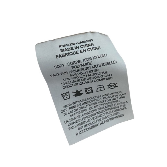 NWT Nike Sportswear Essential Faux Fur Trim Woven Beige Sand Pants Womens XXL - Picture 5 of 8